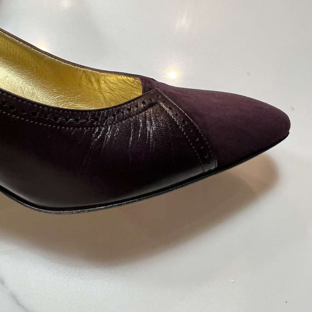 Bruno Magli Women's Dark Purple Heels. Size 6 - Picture 5 of 12